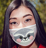 Cheapest Face Mask for BC - BCFaceMask.com - model doppy BC Face Mask offers Custom Printed Face Masks. As the cheapest Face Masks Print factory in Vancouver, these fabric face masks are reusable.