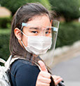BC Face Shield offers Custom Kids Size Face Shields in Vancouver.&nbsp;&nbsp; Design for Comfort and hours of wearing - Comfortable Kids Size Face Shields