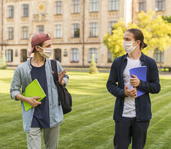 Custom Printed Face Masks for BC - BCFaceMask.com To prevent Covid-19 Infection in University, and schools, always practice: wear a mask, wash your hand, and do 6 feet social distancing.