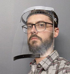 Custom 'OverSize' Face Shields for special work environment for BC - BCFaceMask.com BC Face Mask offers custom Face Shields in Vancouver. Standard Face Shields, Custom 3D Face Shield & Comfortable Kids Size Face Shields